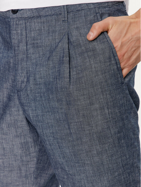 United Colors Of Benetton United Colors Of Benetton Pantaloni chino 4WV1UE02F Bleumarin Slim Fit