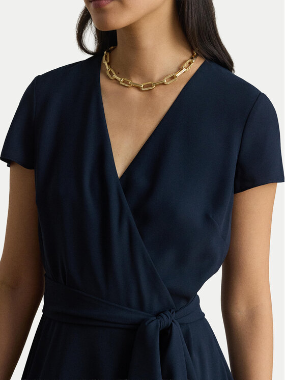 LAUREN RALPH LAUREN LAUREN RALPH LAUREN Sukienka koktajlowa 200P13812002 Granatowy Regular Fit