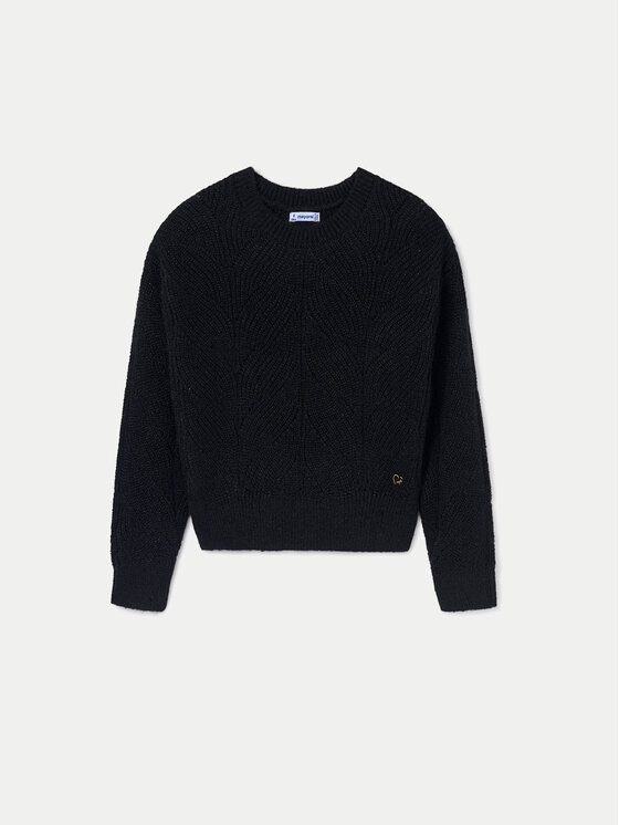 Mayoral Sveter 7303 Čierna Regular Fit