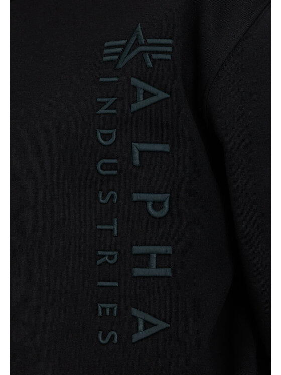 Alpha Industries Alpha Industries Bluza Embroidery Sweatshirt Czarny Regular Fit