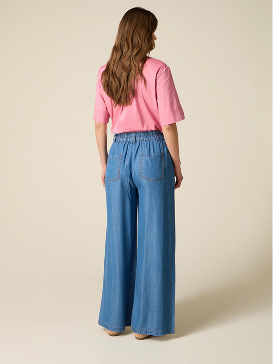 Oltre Oltre Jeans P405J002554N024 Blu Baggy Fit