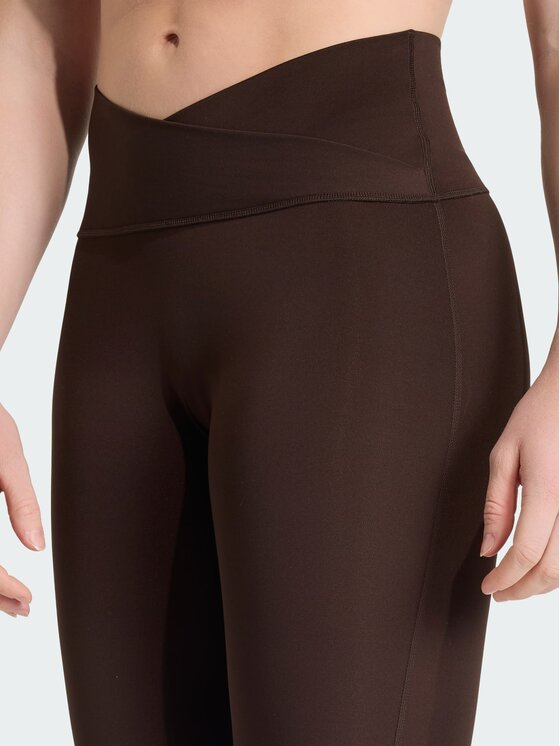 adidas adidas Legginsy 162906 Brązowy ciemny Fitted Fit