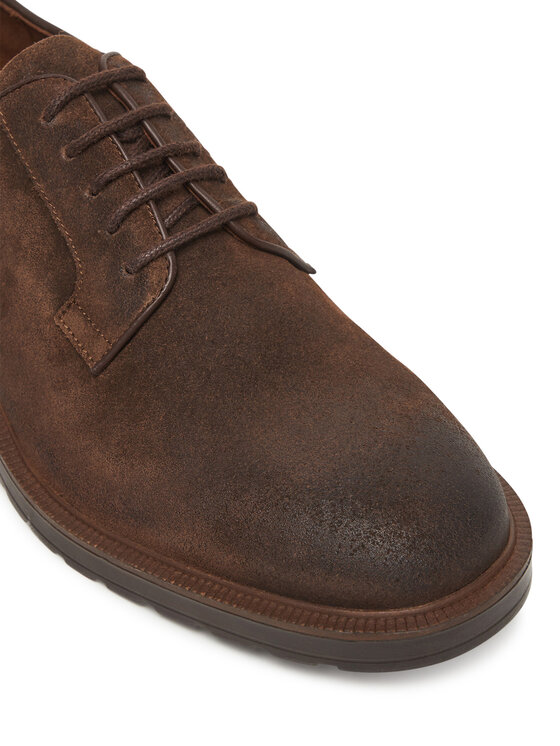 Tommy Hilfiger Tommy Hilfiger Nizki čevlji Cleated Derby FM0FM05770 Rjava
