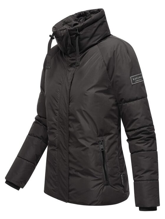 Navahoo Navahoo Kurtka zimowa Frostii Czarny Casual Fit