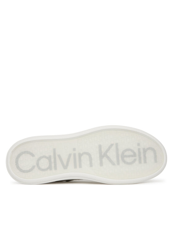 Calvin Klein Calvin Klein Sneakersy Chunky Low Top Lace Up Mono HM0HM01970 Biały