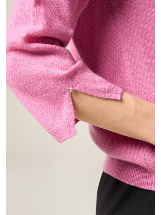 Oltre Oltre Cardigan M356J005096N006 Rosa Regular Fit