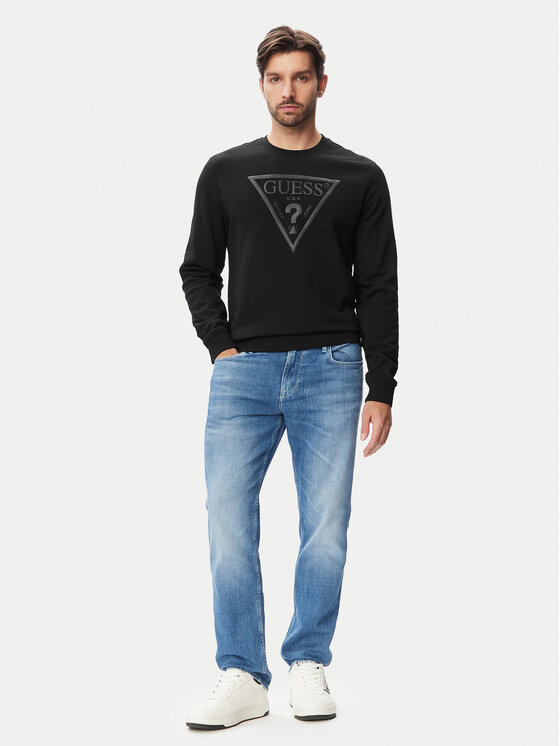 Guess Guess Felpa M6YQ37 K4103 Nero Slim Fit