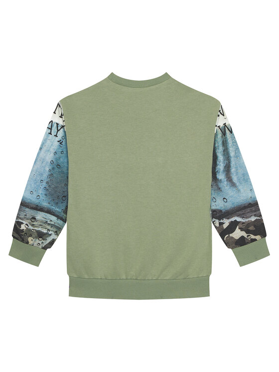 United Colors Of Benetton United Colors Of Benetton Džemperis 3WECC10PR Žalia Oversize