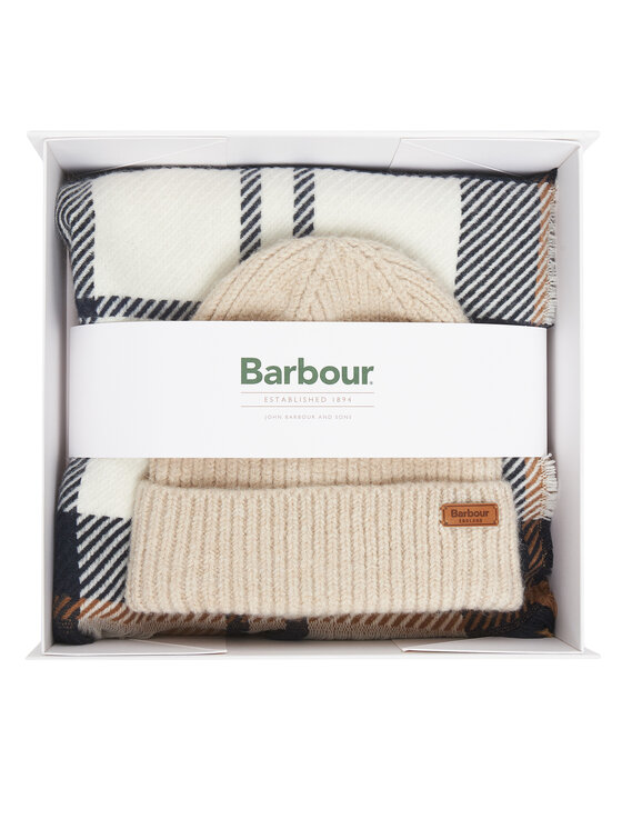 Barbour Barbour Σετ Κασκόλ και Σκούφος LGS0094BR52 Μπεζ