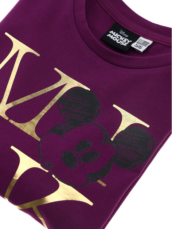 Original Marines Original Marines Bluse MICKEY MOUSE DCAV3566F Violett Regular Fit