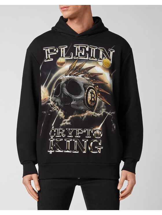 PHILIPP PLEIN PHILIPP PLEIN Bluza 5269 Czarny Regular Fit