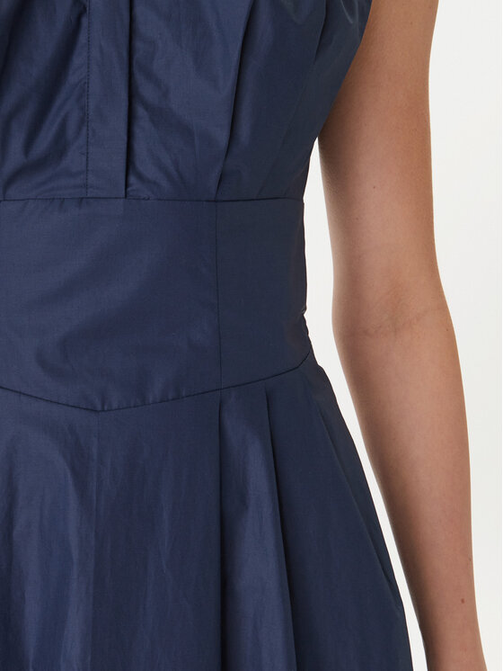 Guess Guess Každodenné šaty W6GKA0 W2353 Tmavomodrá Regular Fit