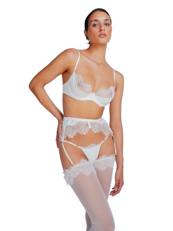Perilla Perilla Stringi Grisella Off-White Biały