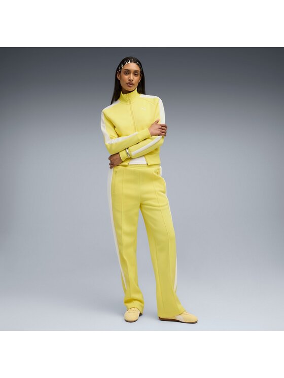 Puma Puma Bluza 629796 Żółty Regular Fit