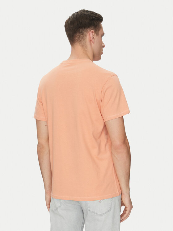 Guess Guess T-Shirt M5GI16 K8FQ4 Pomarańczowy Regular Fit