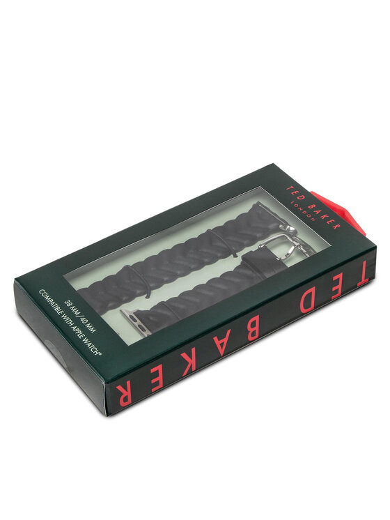 Ted Baker Ted Baker Сменяема каишка за часовник Apple Watch BKS38F110 Черен