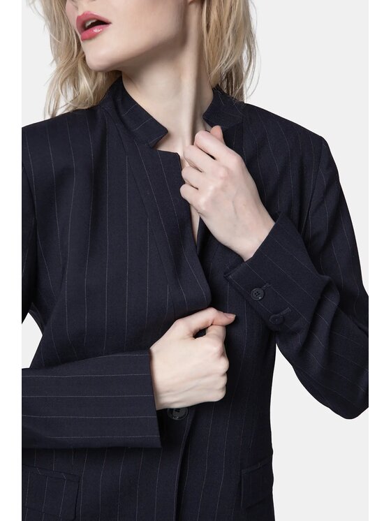 PINKO PINKO Sako KEBAB GIACCA Tmavomodrá Regular Fit