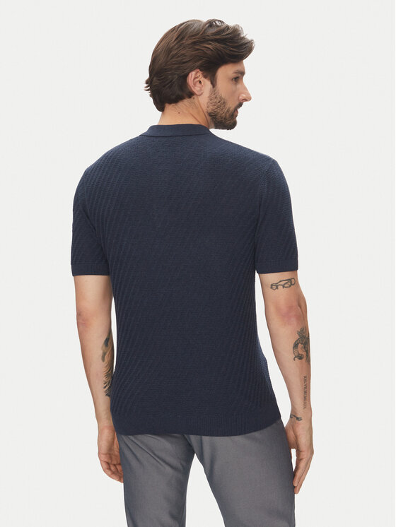 Pierre Cardin Pierre Cardin Поло C5 51314.5094 Cиній Slim Fit