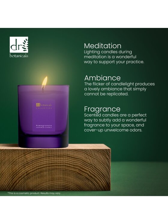 Dr Botanicals Dr Botanicals Świeca Świeca inspirowana granatem DB Biały