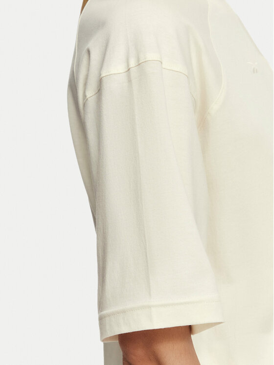 Reebok Reebok T-Shirt Reebok X Ewa Chodakowska Mila RK25977CCW Kremowy Regular Fit