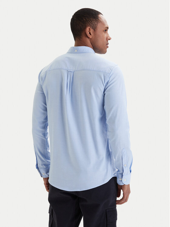Aeronautica Militare Aeronautica Militare Cămașă 261CA1320UCT03532 Albastru celest Regular Fit