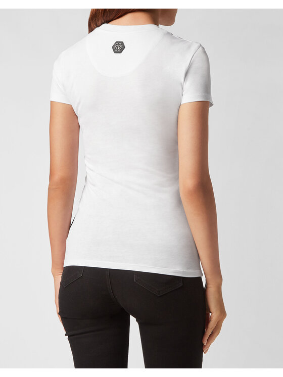 PHILIPP PLEIN PHILIPP PLEIN T-Shirt 5249 Bílá Regular Fit