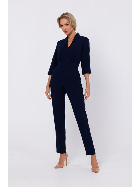 Made of Emotion Made of Emotion Jumpsuit M751 Blu scuro Modern Fit