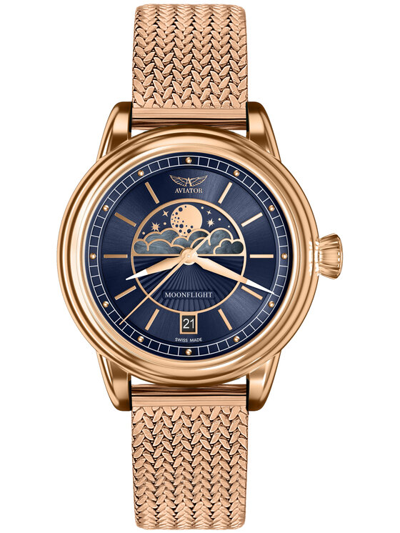 Aviator Aviator Orologio V.1.33.2.256.4-SET Oro rosa