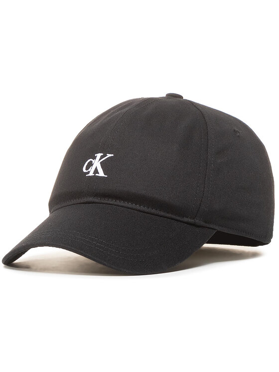 Calvin Klein Jeans Cepure ar nagu Monogram Baseball Cap IU0IU00150 Melns