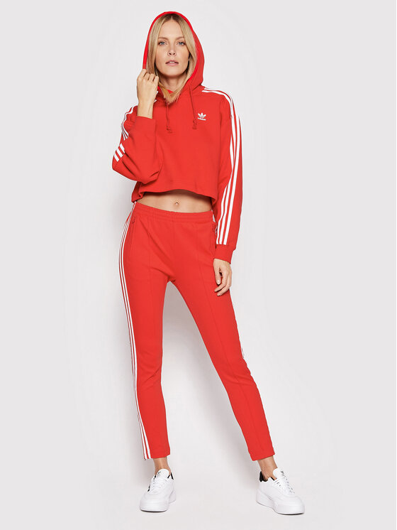 adidas adidas Pulóver adicolor Classics HC2017 Piros Relaxed Fit