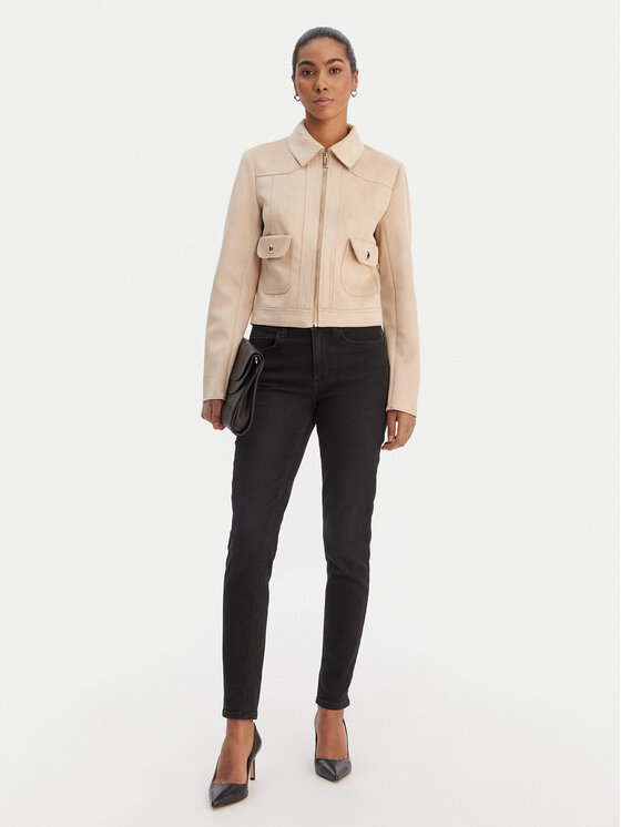 Morgan Morgan Ādas imitācijas jaka 261-GELATO Bēšs Slim Fit