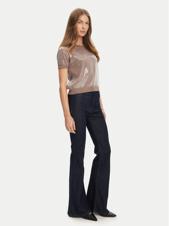 Guess Guess Pulover W5YR21 Z3E70 Rjava Regular Fit