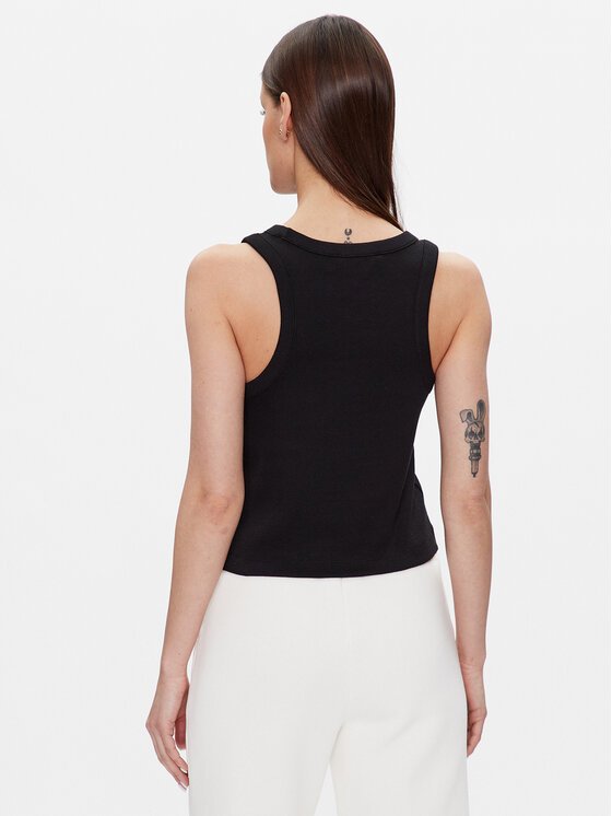 Calvin Klein Jeans Calvin Klein Jeans Top J20J221055 Czarny Regular Fit