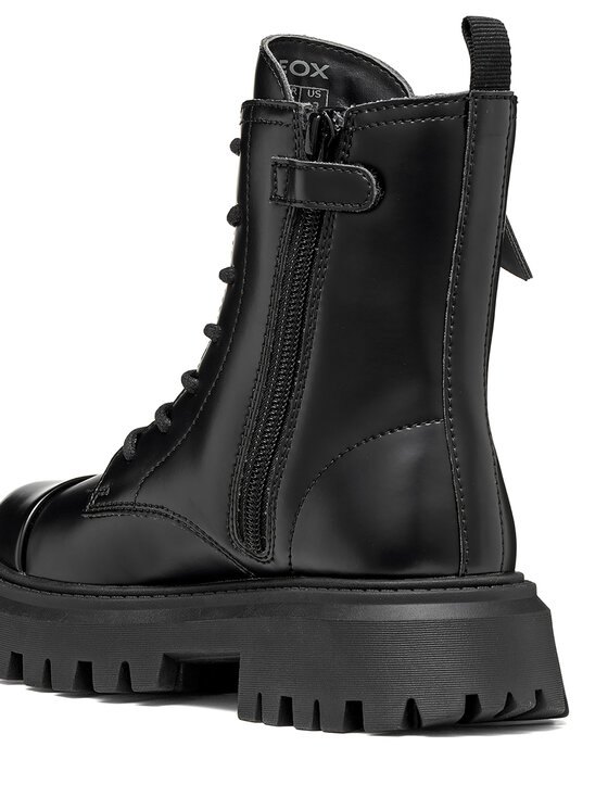 Geox Geox Gležnjarji J Maquinnens Girl J66M6A 000CN C9999 S Črna