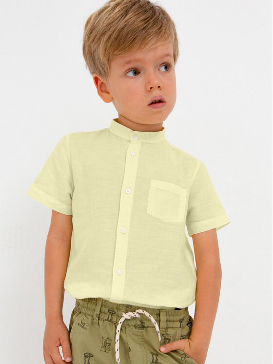 Mayoral Mayoral Сорочка 3161 Жовтий Regular Fit
