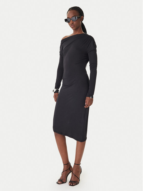 Patrizia Pepe Patrizia Pepe Abito da cocktail 8A1606/J37-K103 Nero Regular Fit