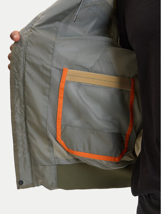 Parajumpers Parajumpers Pārejas jaka Gobi 26SMPMJKMA01 Zaļš Regular Fit