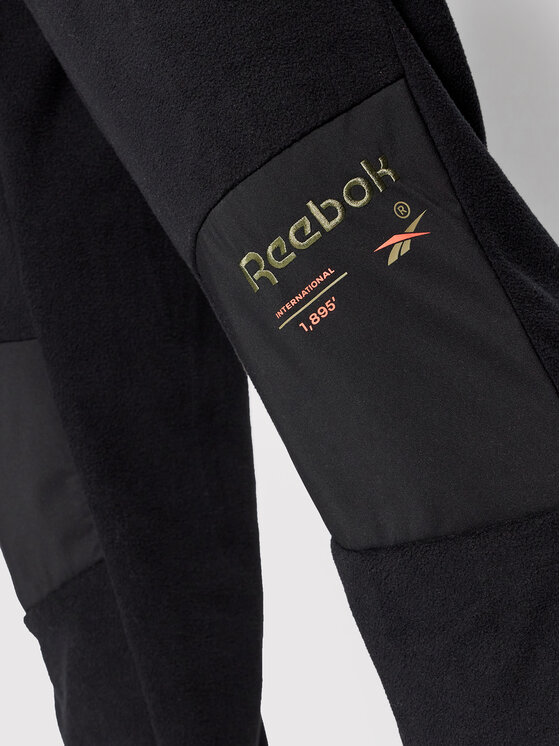 Reebok Reebok Spodnie dresowe Classics HB5957 Czarny Regular Fit