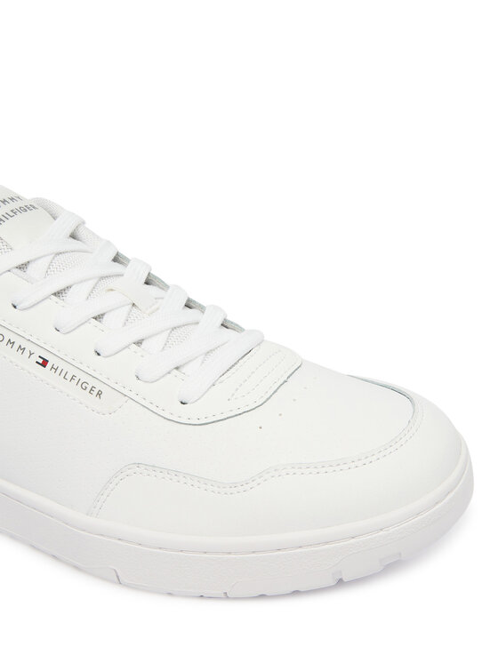 Tommy Hilfiger Tommy Hilfiger Sneakersy Th Basket Core Lite Lth FM0FM05713 Biela