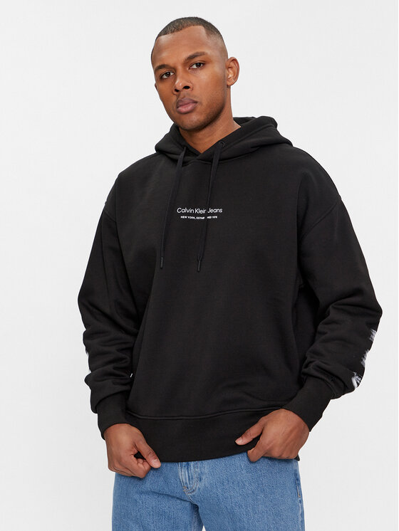 Calvin Klein Jeans Bluză Illusion J30J324629 Negru Regular Fit