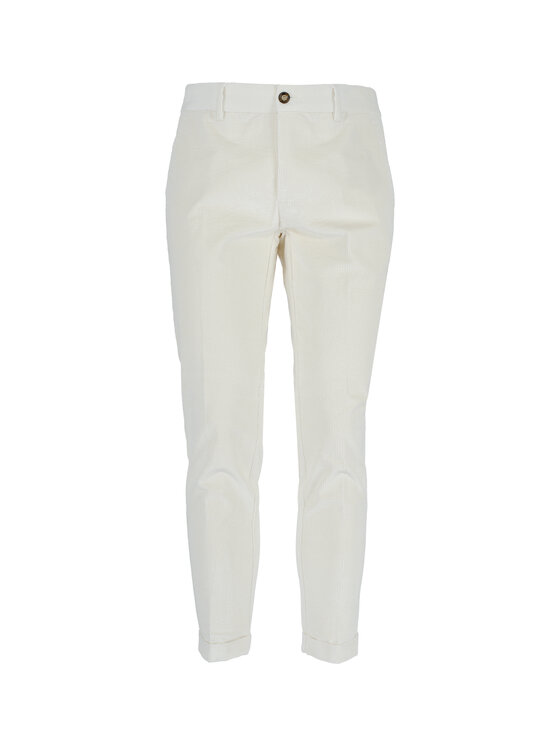 ACANFORA ACANFORA Pantaloni invernali UNAMALFI-PAN Bianco Regular Fit