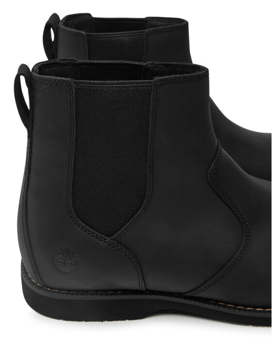 Timberland Timberland Kotníková obuv s elastickým prvkem Woodhull TB0A413H0011 Černá