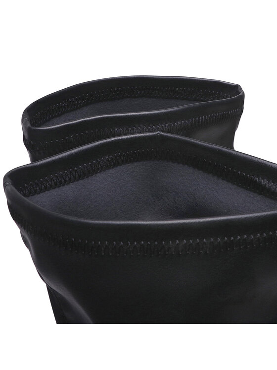 DeeZee DeeZee Čizme preko koljena H13073A-5 Crna