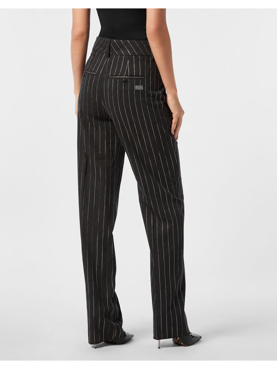 PHILIPP PLEIN PHILIPP PLEIN Spodnie materiałowe 27925 Beżowy Straight Fit