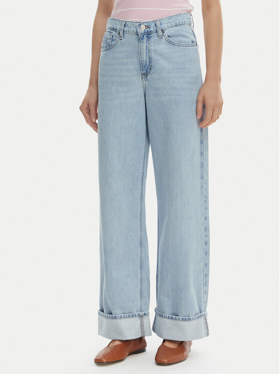 ONLY ONLY Džinsi Hope 15343018 Zils Wide Leg