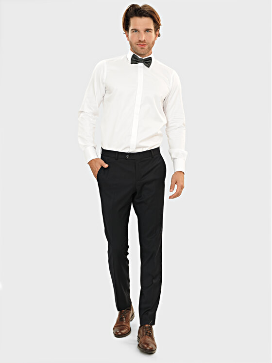 Evenemen Evenemen Spodnie garniturowe Patron Granatowy Slim Fit