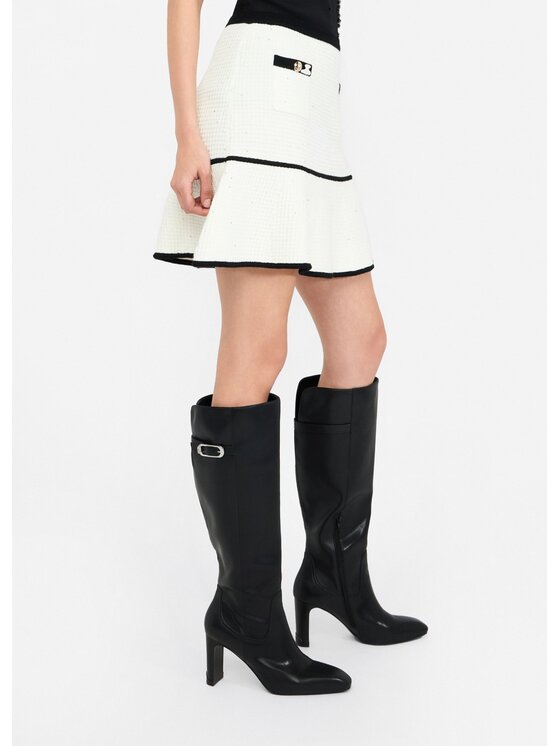 Liu Jo Liu Jo Minigonna CF5133MS18F03A21 Bianco Regular Fit