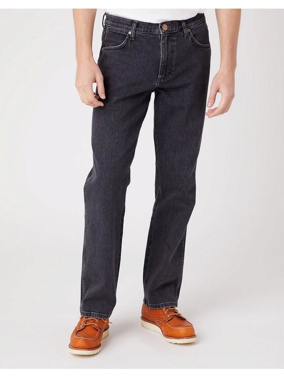 Wrangler Wrangler Jeans TEXAS Nero Straight Fit