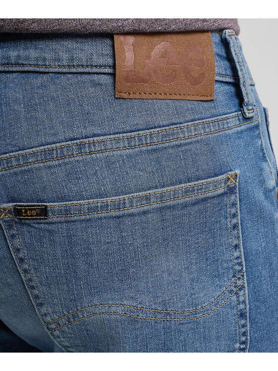 Lee Lee Jeansy 112346322 Niebieski Regular Fit