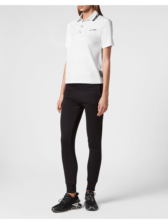 Plein Sport Plein Sport Polo 9335 Biały Regular Fit